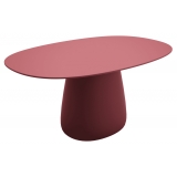 Qeeboo - Cobble Table Top 160 cm HPL - Indian Red - Qeeboo Table by Elisa Giovannoni - Furnishing - Home
