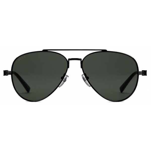 Gucci - Aviator Sunglasses - Black - Gucci Eyewear