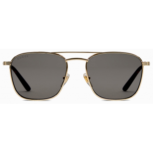Gucci - Square Sunglasses - Gold Brown - Gucci Eyewear
