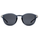 Gucci - Round Sunglasses - Transparent Blue Grey - Gucci Eyewear