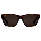 Gucci - Rectangular Sunglasses - Brown Tortoiseshell - Gucci Eyewear