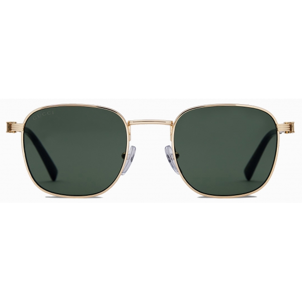 Gucci - Occhiale da Sole Rotondi - Oro Grigio - Gucci Eyewear
