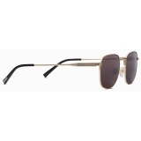 Gucci - Round Sunglasses - Gold Brown - Gucci Eyewear