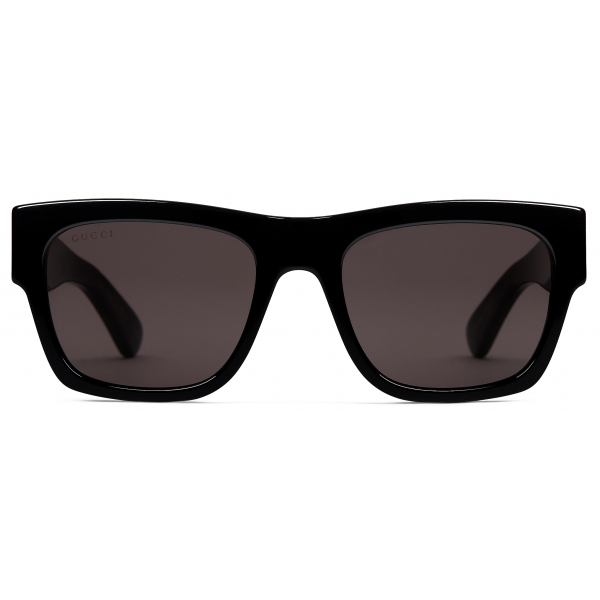 Gucci - Occhiale da Sole Quadrati - Nero Grigio - Gucci Eyewear