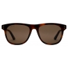 Gucci - Occhiale da Sole Quadrati - Tartaruga Marrone - Gucci Eyewear