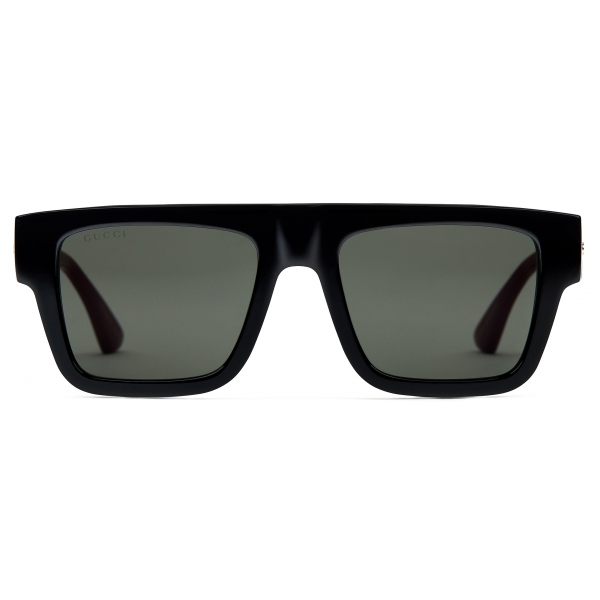 Gucci - Occhiale da Sole Quadrati - Nero Grigio - Gucci Eyewear
