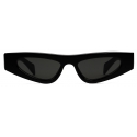 Gucci - Occhiale da Sole Cat-Eye - Nero Grigio - Gucci Eyewear