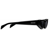 Gucci - Occhiale da Sole Cat-Eye - Nero Grigio - Gucci Eyewear