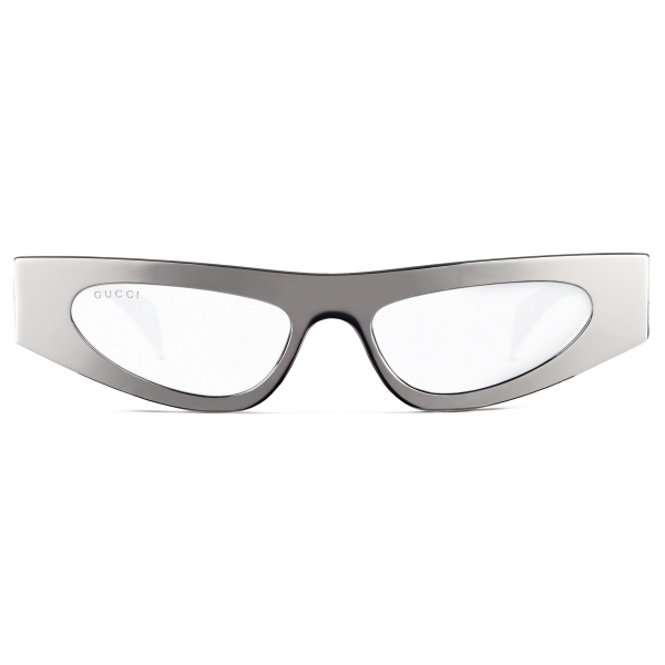 Gucci - Occhiale da Sole Cat-Eye - Argento - Gucci Eyewear