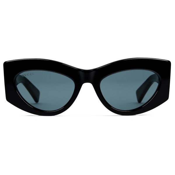 Gucci - Occhiale da Sole Cat-Eye - Nero Fumo - Gucci Eyewear