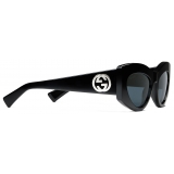 Gucci - Cat-Eye Sunglasses - Black Smoke - Gucci Eyewear