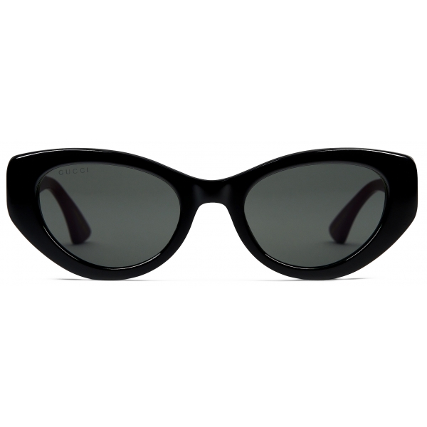 Gucci - Occhiale da Sole Cat-Eye - Nero Grigio - Gucci Eyewear