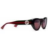 Gucci - Occhiale da Sole Cat-Eye - Tartaruga Marrone - Gucci Eyewear