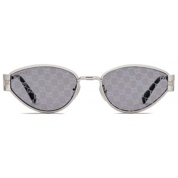 Gucci - Geometric Sunglasses - Gold with GG Motif - Gucci Eyewear