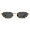 Gucci - Occhiale da Sole Ovali - Oro Giallo Grigio - Gucci Eyewear