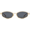 Gucci - Oval Sunglasses - Rose Gold Violet - Gucci Eyewear