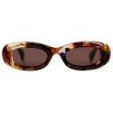 Gucci - Oval Sunglasses - Tortoiseshell Brown - Gucci Eyewear