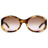 Gucci - Occhiale da Sole Rotondi - Tartaruga Marrone - Gucci Eyewear