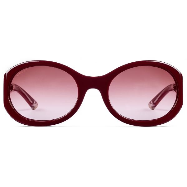 Gucci - Round Sunglasses - Ancora Red - Gucci Eyewear