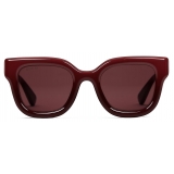 Gucci - Occhiale da Sole Rotondi - Rosso Ancora - Gucci Eyewear