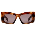 Gucci - Square Sunglasses - Brown Tortoiseshell Lilac - Gucci Eyewear