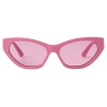 Jimmy Choo - Leyla - Candy Pink Cat Eye Sunglasses - Jimmy Choo Eyewear