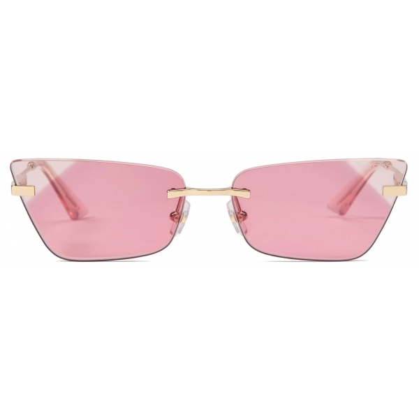 Jimmy Choo - Soraya - Occhiali da Sole Cat-Eye Oro Pallido - Jimmy Choo Eyewear