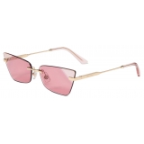 Jimmy Choo - Soraya - Occhiali da Sole Cat-Eye Oro Pallido - Jimmy Choo Eyewear