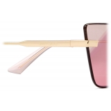 Jimmy Choo - Soraya - Occhiali da Sole Cat-Eye Oro Pallido - Jimmy Choo Eyewear