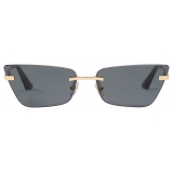 Jimmy Choo - Soraya - Pale Gold Cat Eye Sunglasses - Jimmy Choo Eyewear