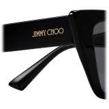 Jimmy Choo - Haley - Occhiali da Sole Cat-Eye Neri - Jimmy Choo Eyewear