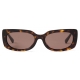 Jimmy Choo - Emeline - Occhiali da Sole Rettangolari Marrone Avana - Jimmy Choo Eyewear
