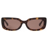 Jimmy Choo - Emeline - Occhiali da Sole Rettangolari Marrone Avana - Jimmy Choo Eyewear