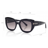 Tom Ford - Saltzman Sunglasses - Butterfly Sunglasses - Black - Sunglasses - Tom Ford Eyewear