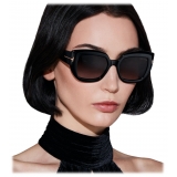 Tom Ford - Saltzman Sunglasses - Butterfly Sunglasses - Black - Sunglasses - Tom Ford Eyewear