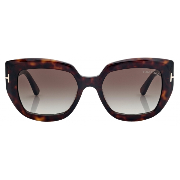 Tom Ford - Saltzman Sunglasses - Butterfly Sunglasses - Gradient Havana - Sunglasses - Tom Ford Eyewear