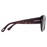 Tom Ford - Saltzman Sunglasses - Butterfly Sunglasses - Gradient Havana - Sunglasses - Tom Ford Eyewear