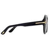 Tom Ford - Icon Round Sunglasses - Butterfly Sunglasses - Black - Sunglasses - Tom Ford Eyewear