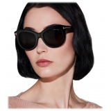 Tom Ford - Odette Sunglasses - Oversized Butterfly Sunglasses - Black Brown - Sunglasses - Tom Ford Eyewear