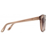 Tom Ford - Odette Sunglasses - Oversized Butterfly Sunglasses - Champagne - Sunglasses - Tom Ford Eyewear