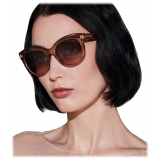 Tom Ford - Odette Sunglasses - Oversized Butterfly Sunglasses - Champagne - Sunglasses - Tom Ford Eyewear