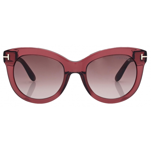 Tom Ford - Odette Sunglasses - Butterfly Sunglasses - Shiny Bordeaux - Sunglasses - Tom Ford Eyewear