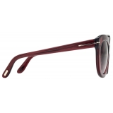 Tom Ford - Odette Sunglasses - Butterfly Sunglasses - Shiny Bordeaux - Sunglasses - Tom Ford Eyewear