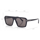 Tom Ford - Vincent Sunglasses - Pilot Sunglasses - Black - Sunglasses - Tom Ford Eyewear