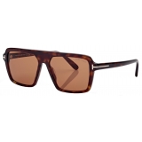Tom Ford - Vincent Sunglasses - Pilot Sunglasses - Dark Havana - Sunglasses - Tom Ford Eyewear