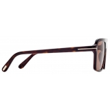 Tom Ford - Vincent Sunglasses - Pilot Sunglasses - Dark Havana - Sunglasses - Tom Ford Eyewear