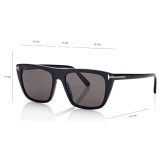 Tom Ford - Aslan Sunglasses - Rectangular Sunglasses - Black - Sunglasses - Tom Ford Eyewear
