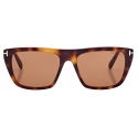 Tom Ford - Aslan Sunglasses - Rectangular Sunglasses - Vintage Havana - Sunglasses - Tom Ford Eyewear