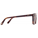 Tom Ford - Aslan Sunglasses - Rectangular Sunglasses - Vintage Havana - Sunglasses - Tom Ford Eyewear