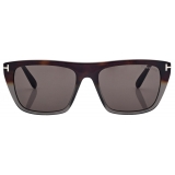 Tom Ford - Aslan Sunglasses - Rectangular Sunglasses - Vintage Havana - Sunglasses - Tom Ford Eyewear